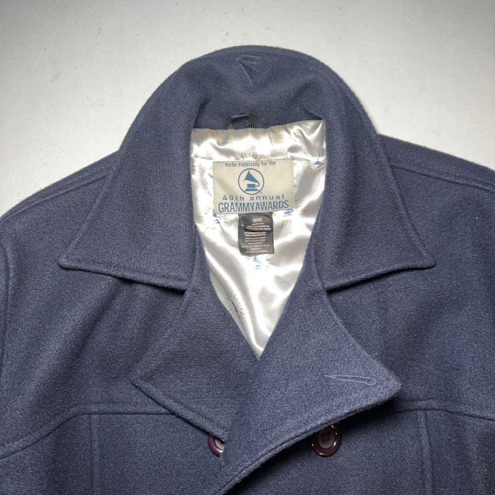 49th Grammy Awards Peacoat Mens M Wool Double Breasted 2007 Canada